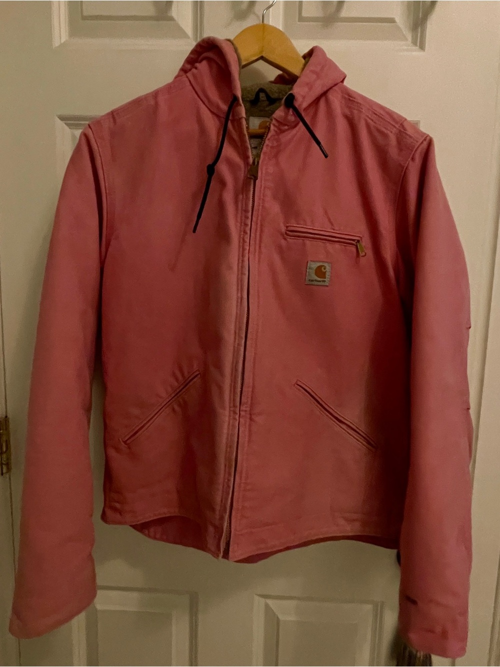 Carhartt Women’s Pink Hooded Work Jacket